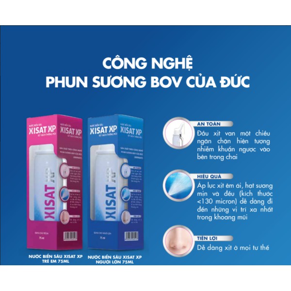 Nước Biển Sâu Xịt Mũi Xisat (Chai 75ml)
