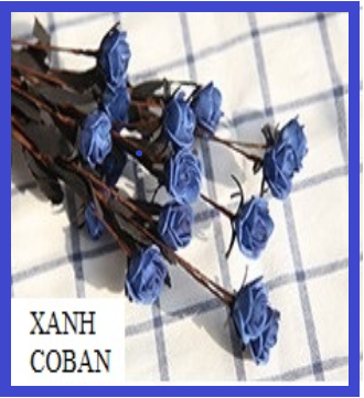 Hoa giả,hoa lụa, hoa trang trí cao cấp - HỒNG MINI 15 BÔNG