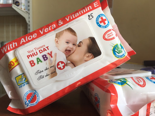KHĂN GIẤY ƯỚT PHÚ ĐẠT CAO CÂP 100 TỜ/GÓI
