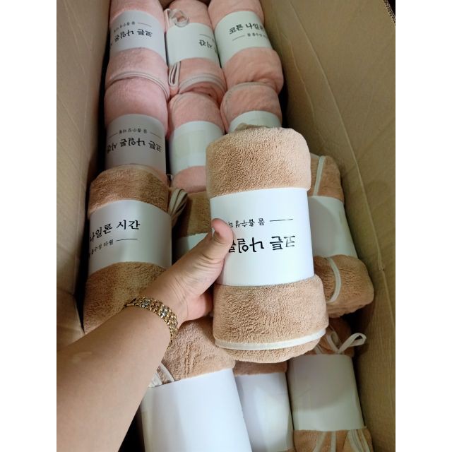 Khăn Tắm Hàn Quốc 70X140CM Siêu Mịn