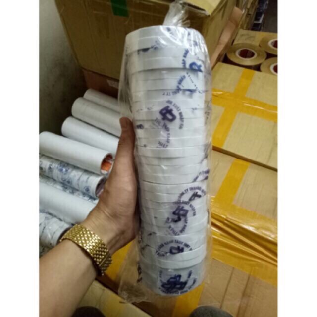 Băng dính 2 mặt loại mỏng các cỡ