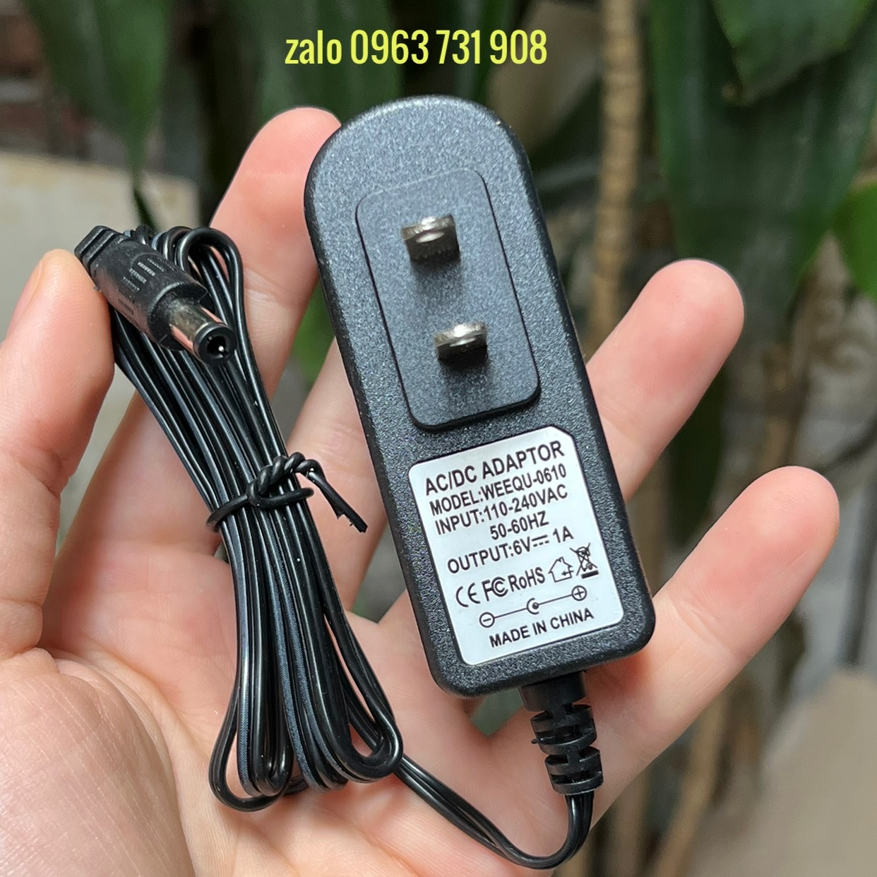 nguồn 6v 1a loại tốt