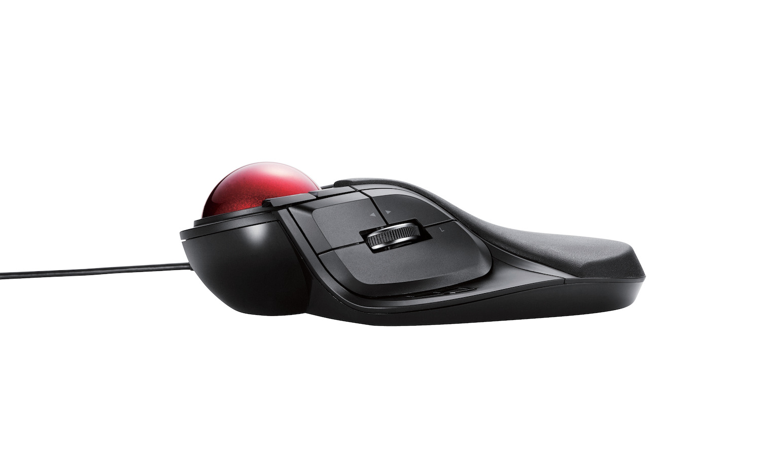 Chuột bi lăn Elecom M-HT1URBK - trackball dây, 8 nút switch, 1500 DPI