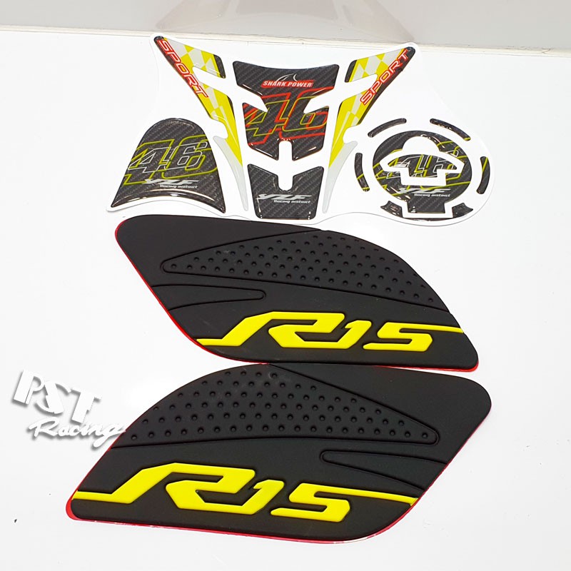 Combo of Stickers for Full R15V3 Fuel Tank