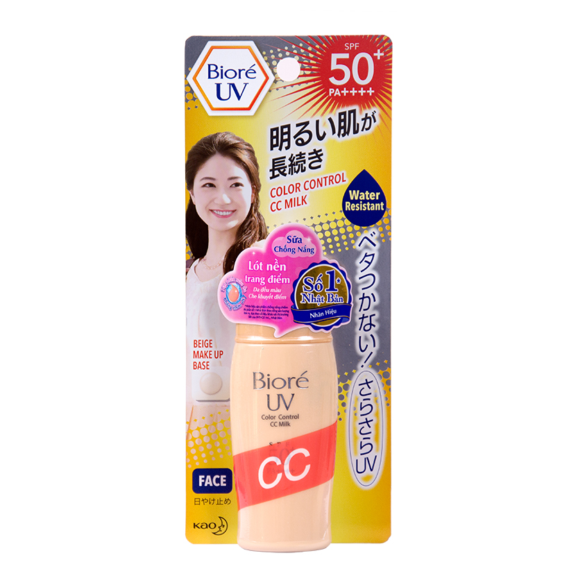 Sữa chống nắng biore uv spf50+