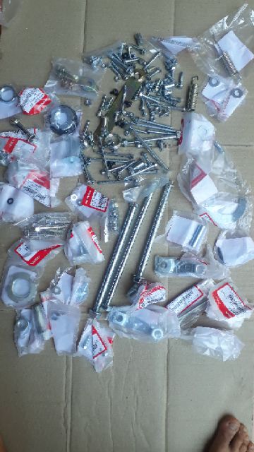full bộ ốc cho dream THÁI 196 chi tiết