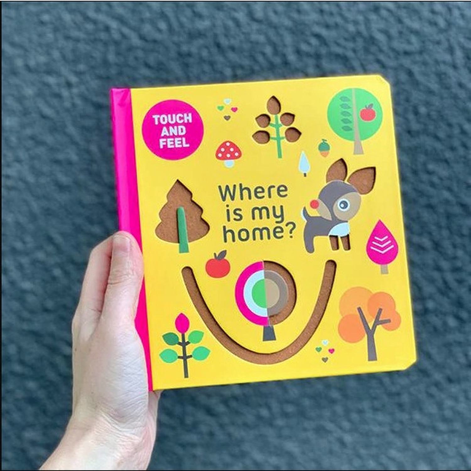 [Đồ chơi cho bé] Bộ sờ chạm Touch and Feel - Where is ....?
