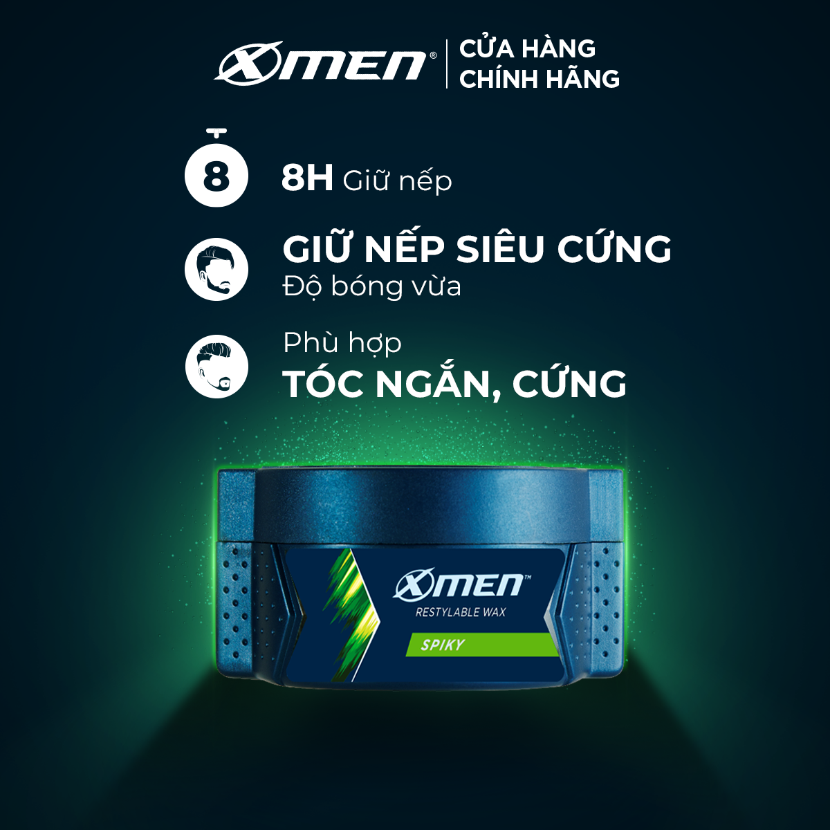 Wax vuốt tóc X-Men Spiky 70g