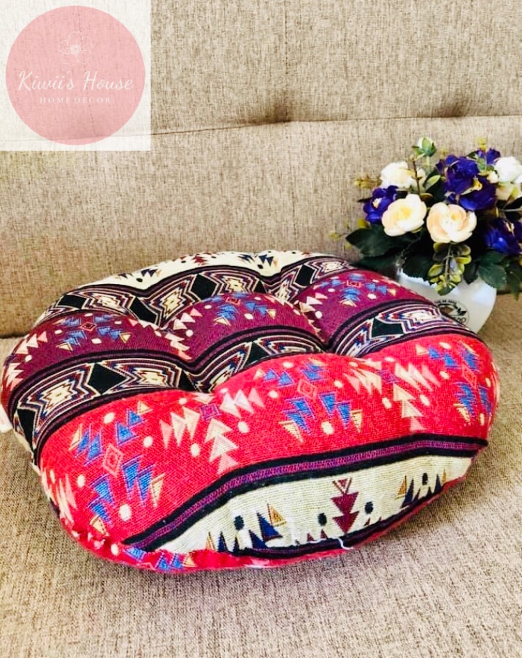 Nệm ngồi bệt hoạ tiết thổ cẩm😍