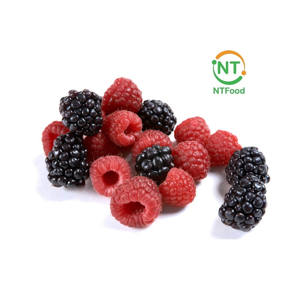 Mâm xôi đỏ/đen đông lạnh - nhất tín food