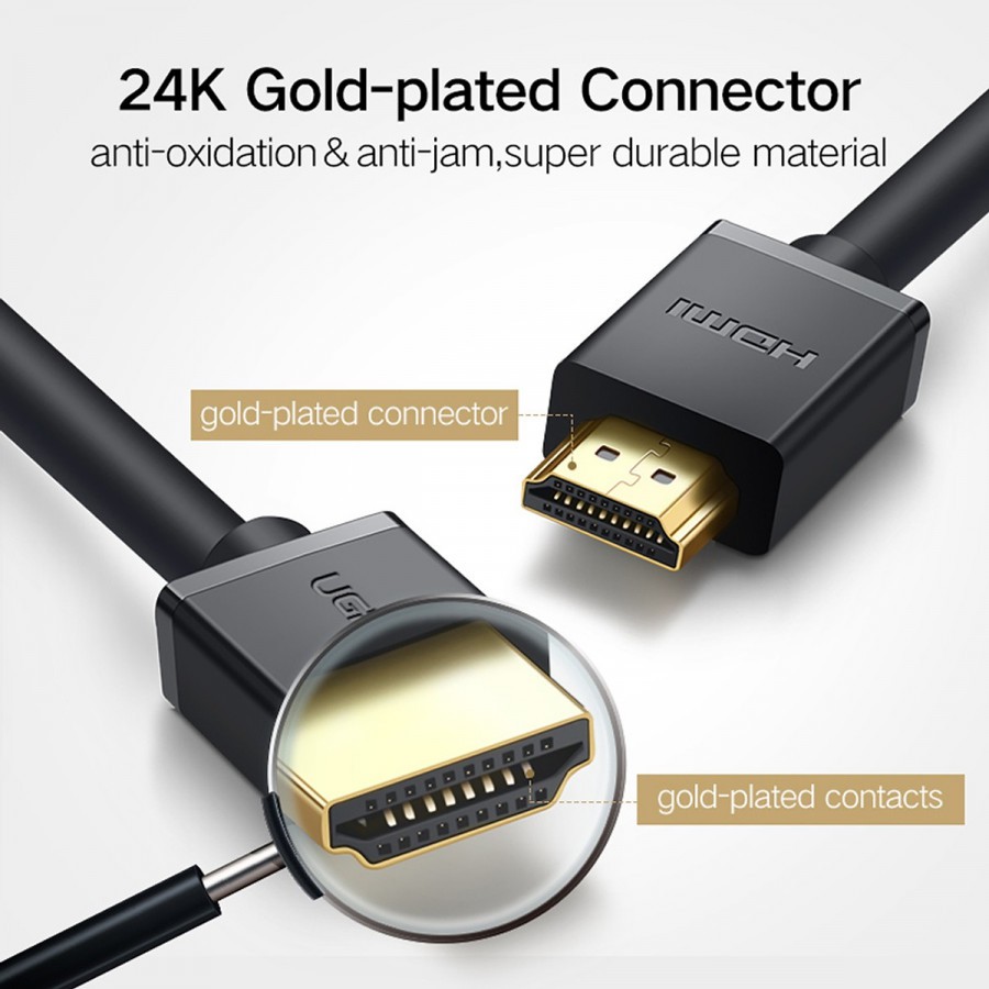 Dây hdmi dài 5m ugreen 10109 - cáp hdmi to hdmi
