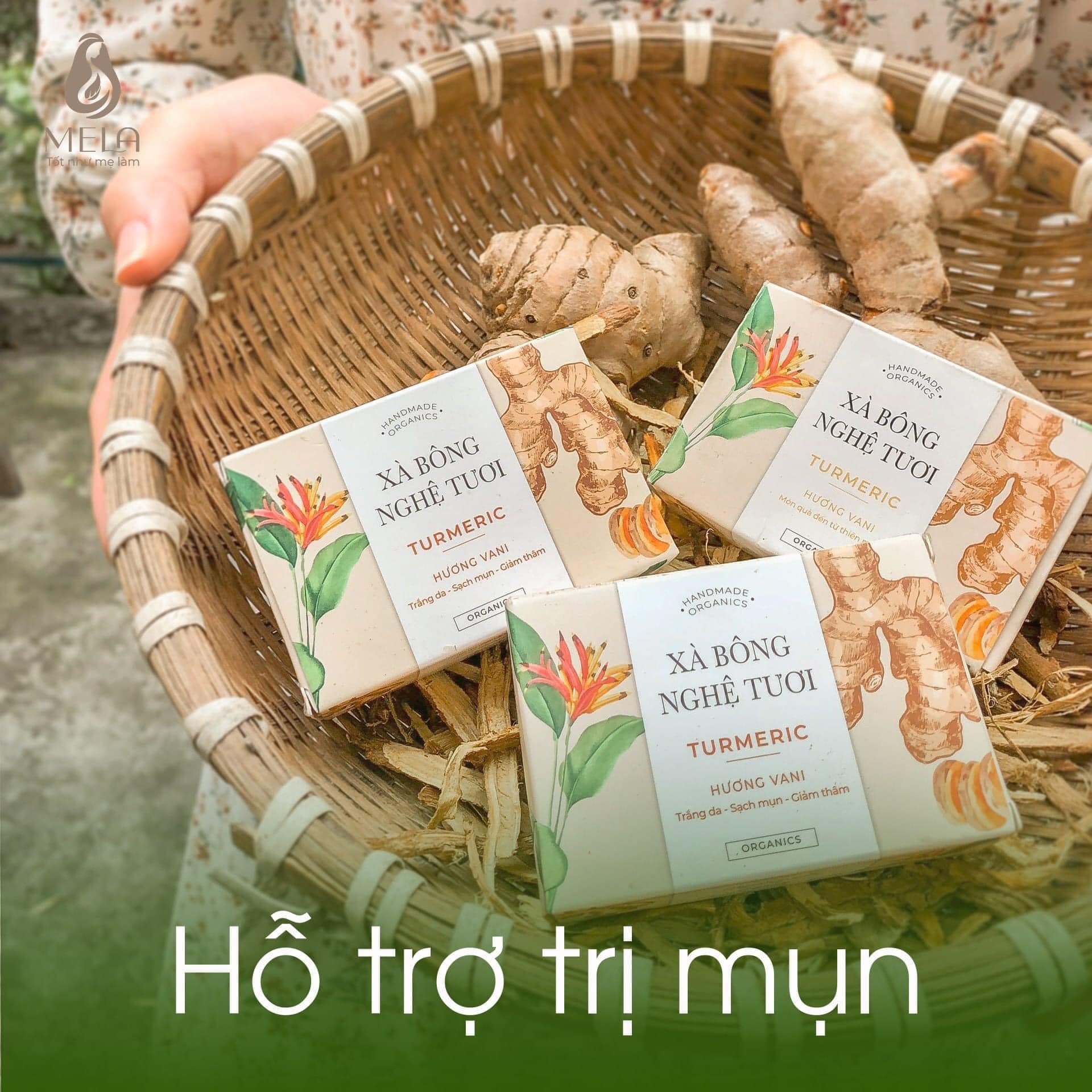 [Combo 2 Bánh] - Xà Bông Nghệ Tươi Mela