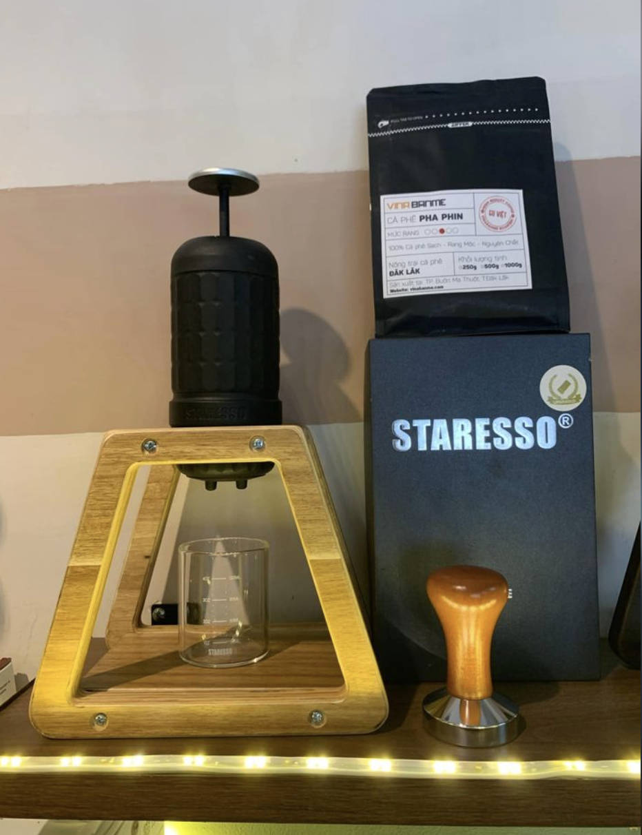 [HOT]Kệ gỗ cho dụng cụ cafe Staresso Mirage