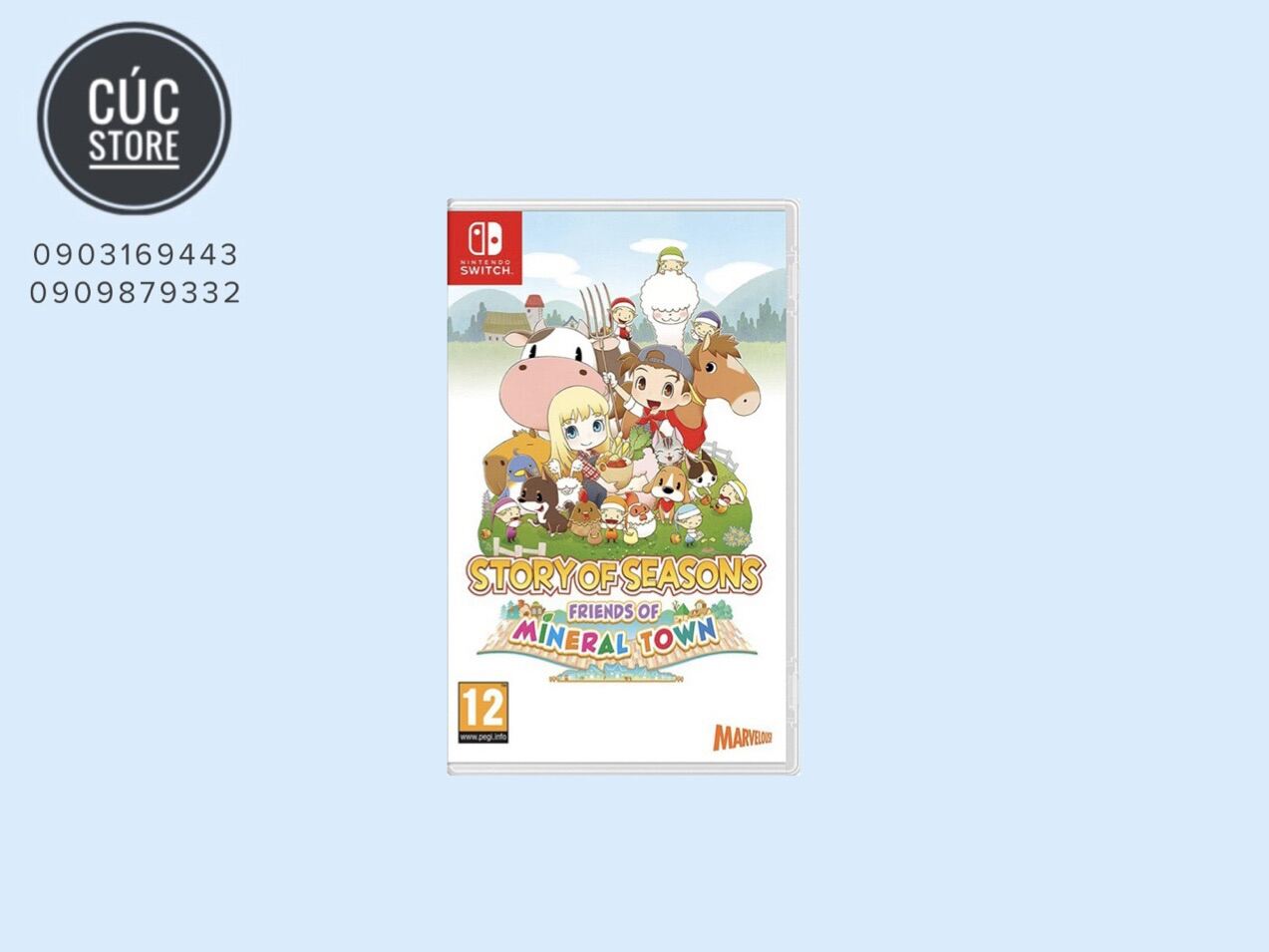 Băng chơi game Switch: Story of Seasons: Friends of Mineral Town