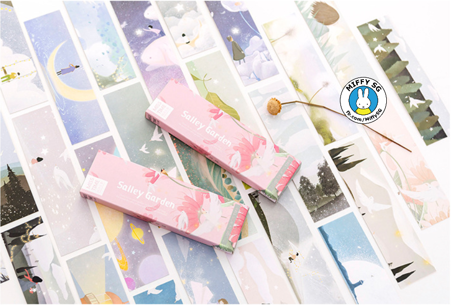 [HCM]Hộp 30 bookmark giấy SALLEY GARDEN