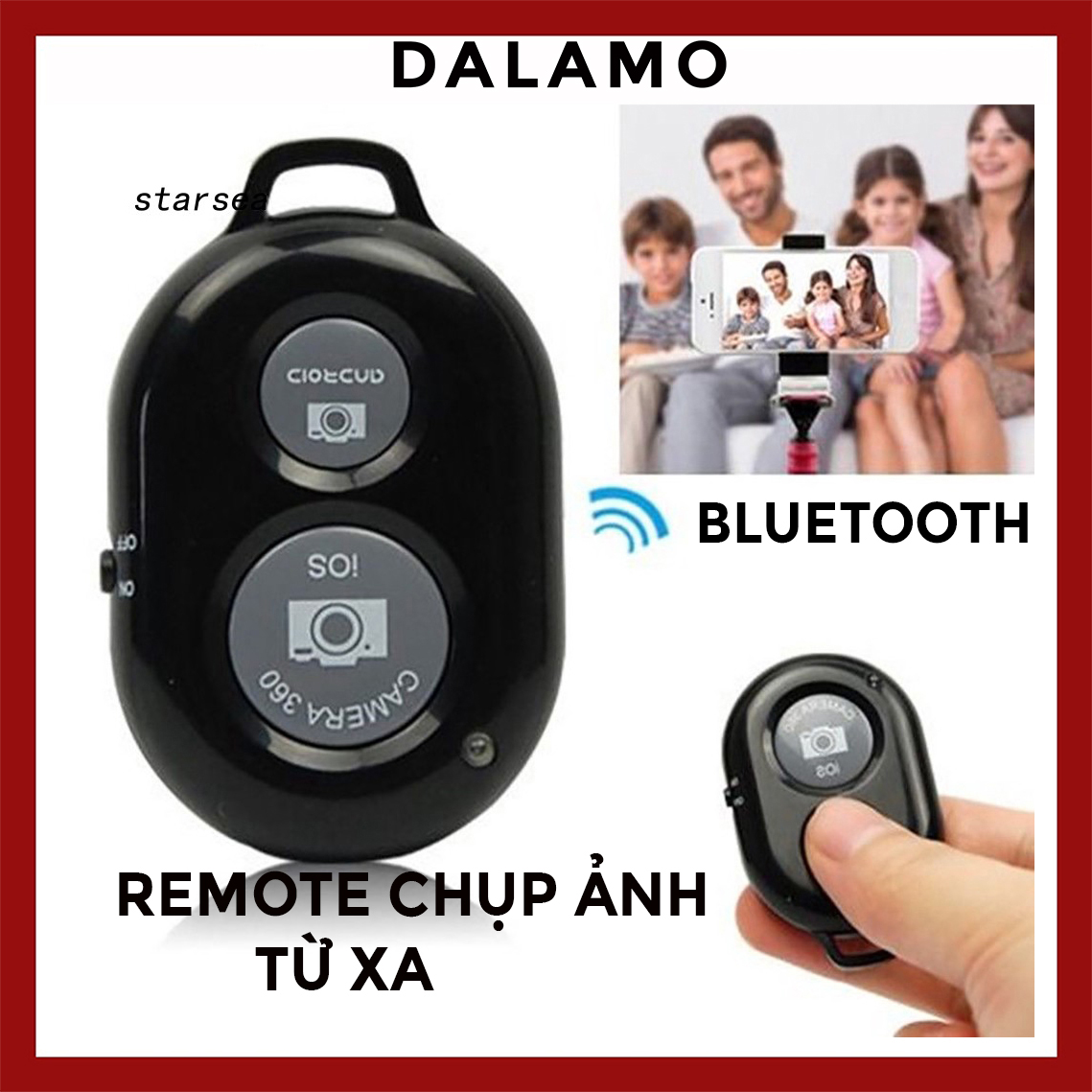 Remote điều khiển chụp ảnh bằng Bluetooth chụp hình từ xa cho điện thoại   Lazadavn