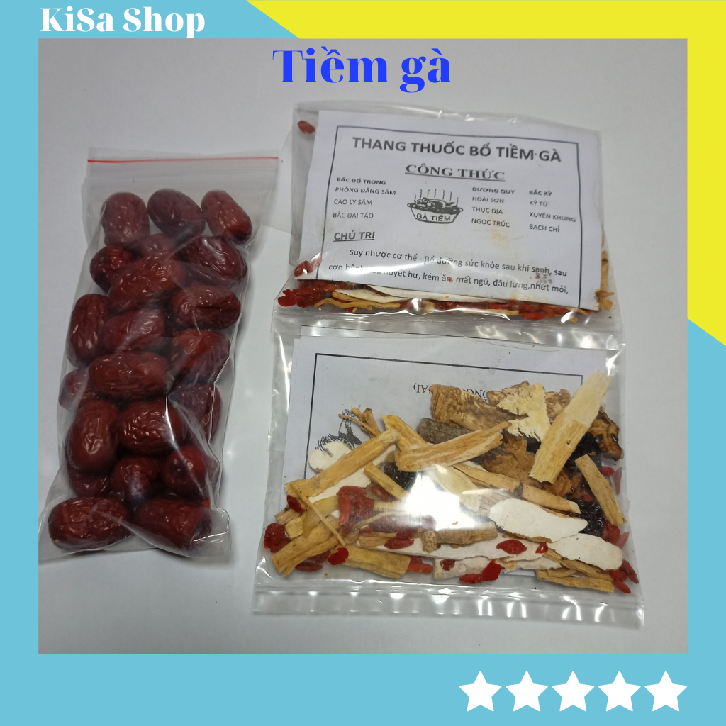 Thang bổ tiềm gà (gói 4 người ăn).