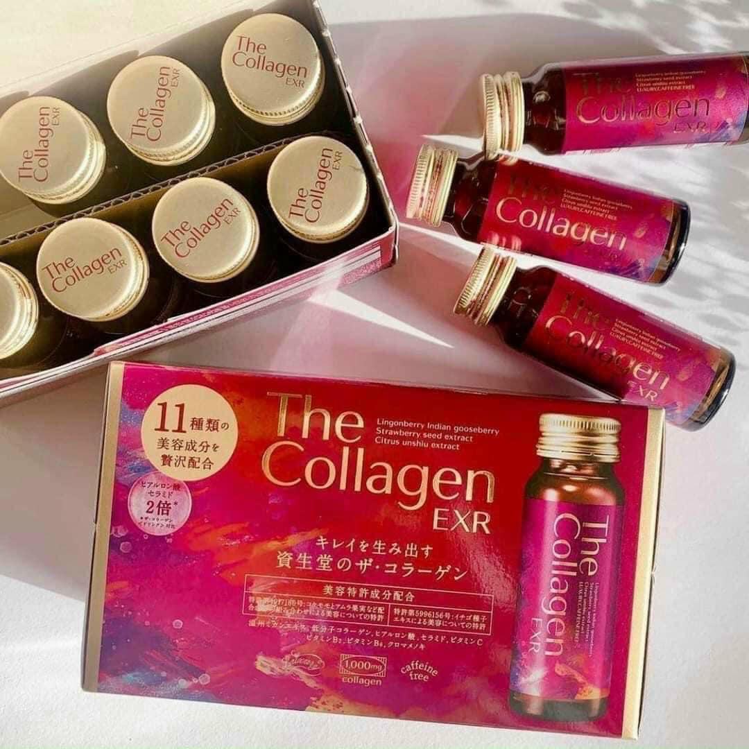Nước uống The Collagen EXR 11 Shiseido Nhật Bản Hộp 10 lọ x 50ml