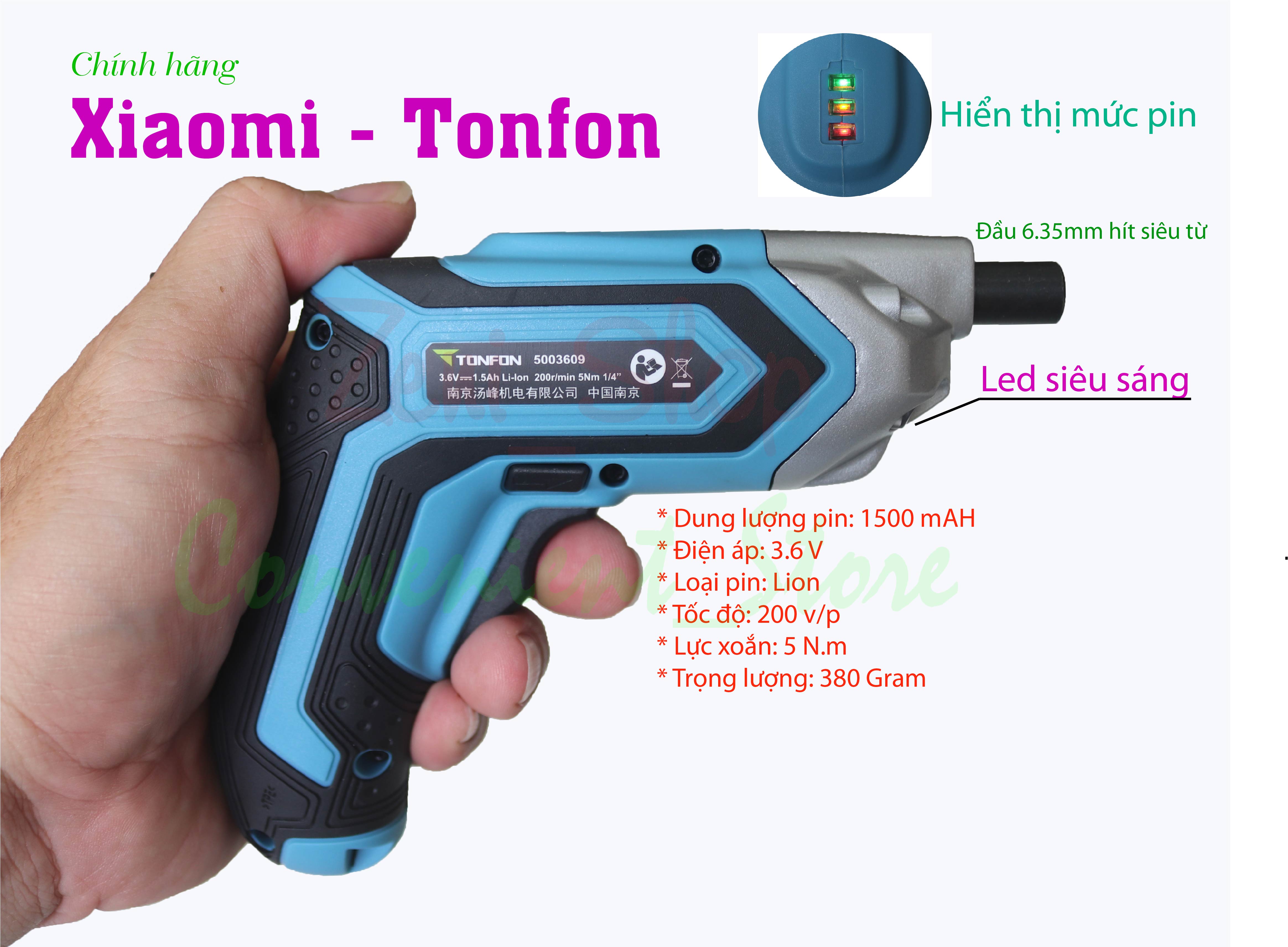 Máy vặn vít Xiaomi - Tonfon