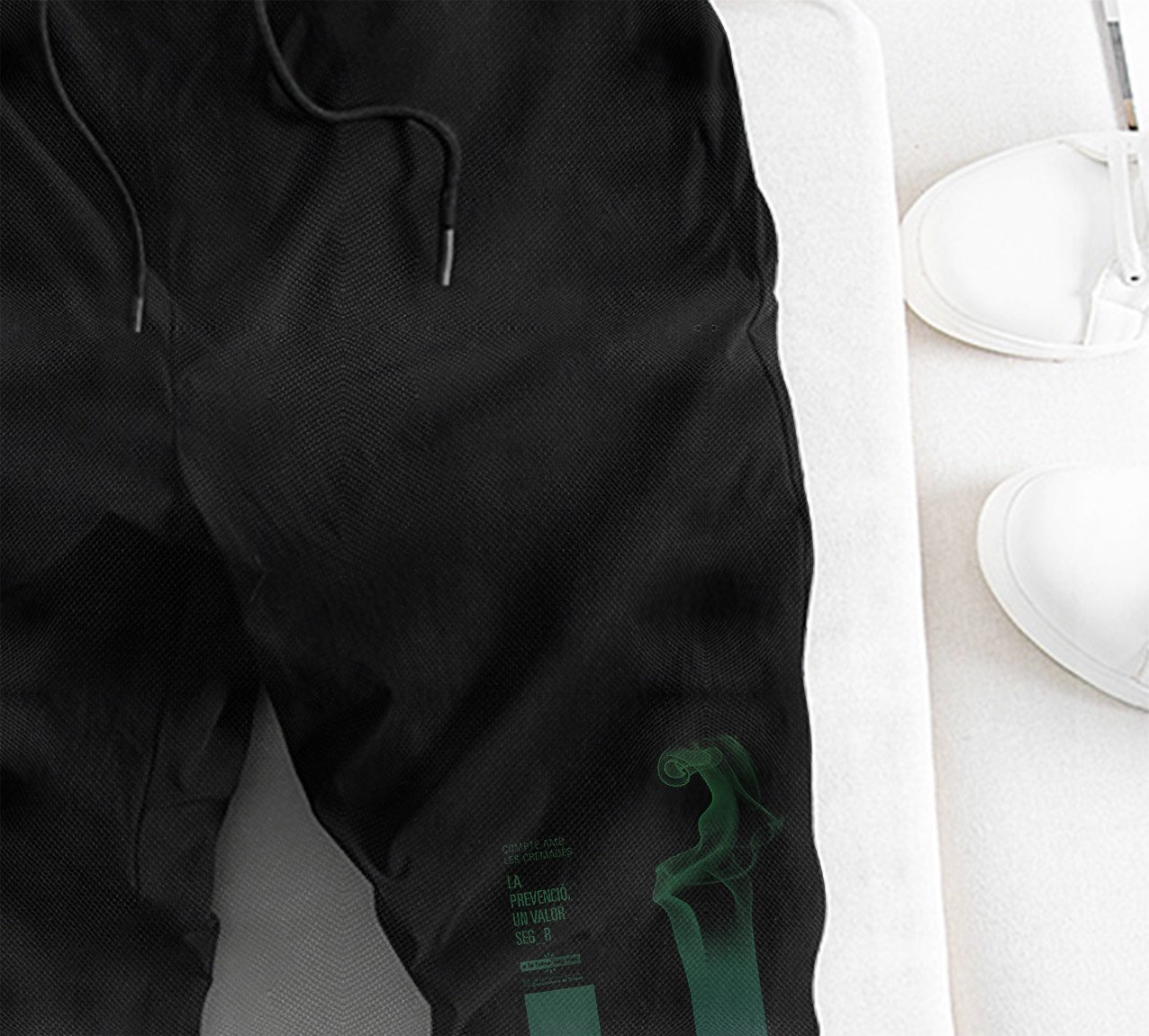 Jogger pants men's print pattern ultra high