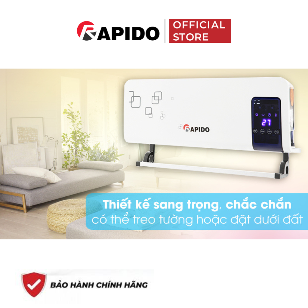 Máy sưởi gốm Rapido RCH2000-D