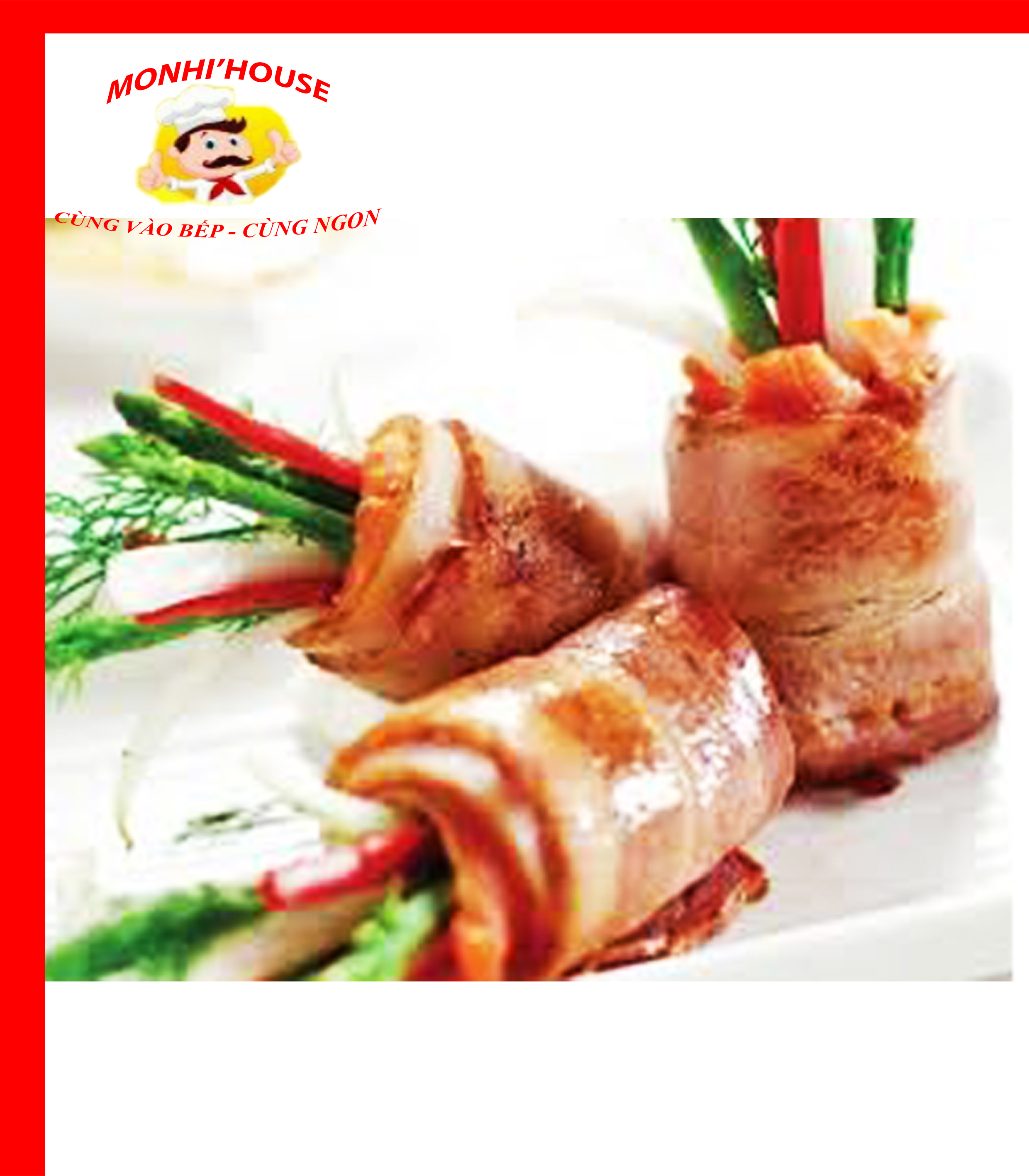 Gói 500g Thịt ba rọi xông khói
