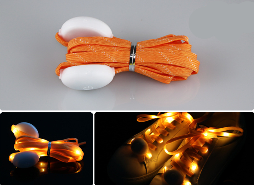 Cặp dây giày thể thao có đèn Led nhấp nháy phát sáng