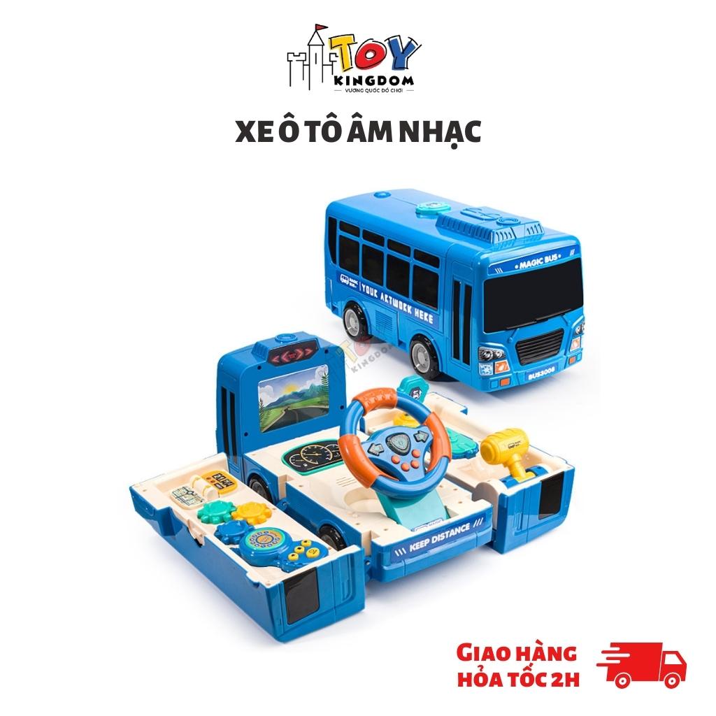 Đồ Chơi Ô Tô Xe Bus Âm Nhạc Cho Bé