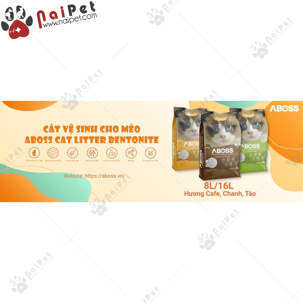 Cát Vệ Sinh Cát Đất Sét Bentonite ABoss CDS003
