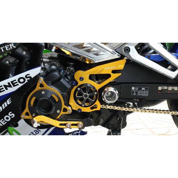 Cần số móc dành cho xe máy CNC [ màu vàng ]