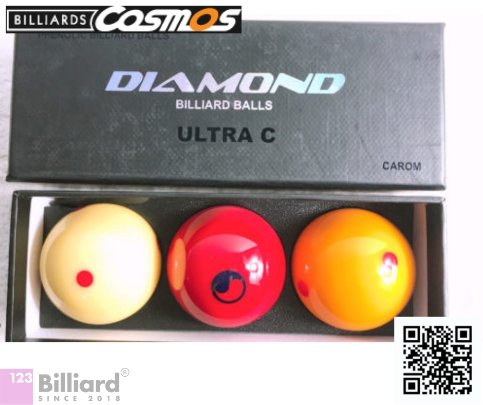 Bi bida Diamond Ultra-C Dynamic 61,5mm (CAROM) [SIÊU THỊ BIDA - Bi/Ball]