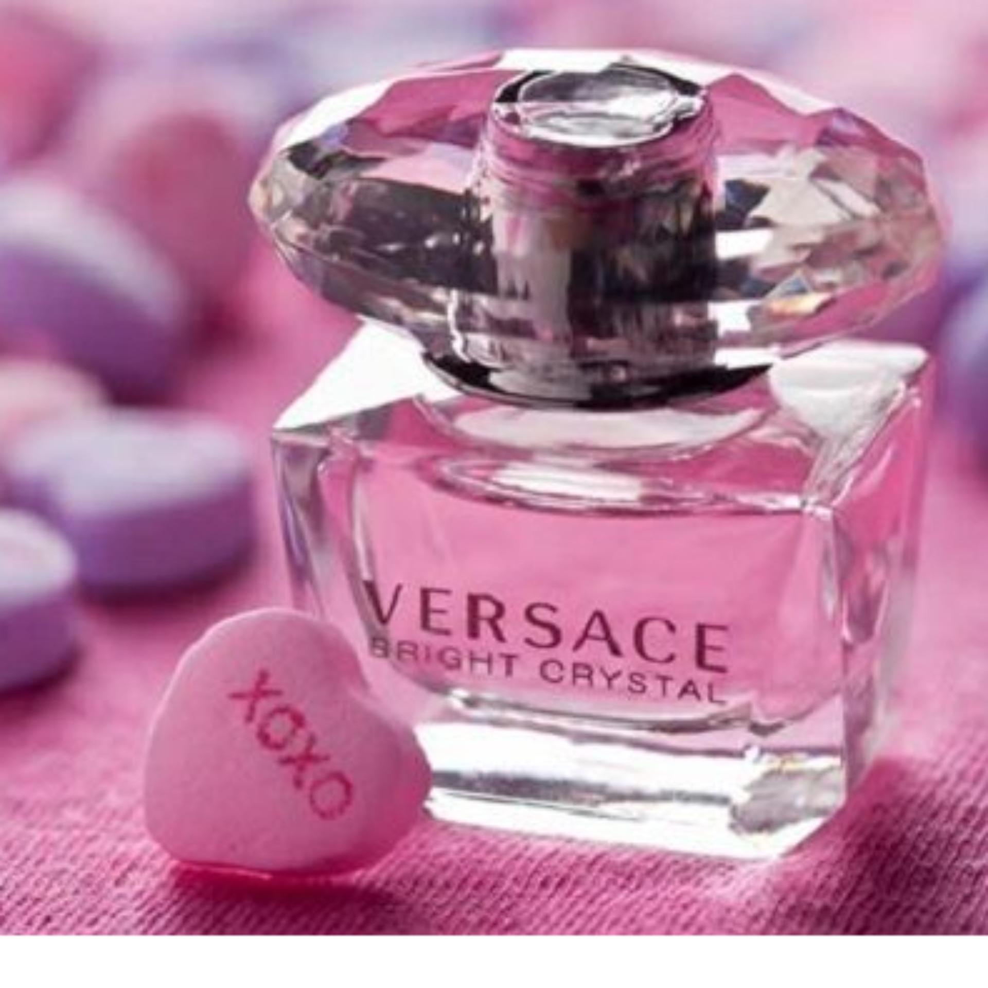 Nước Hoa nữ Mini Versace Bright Crystal Absolu EDP 5ml (Hồng Đậm)