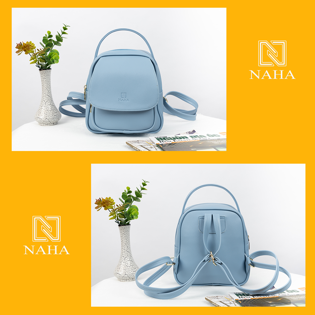Balo Nữ Mini Đẹp Thời Trang Đi Học NAHA BL03 - Bảo Hành 12 Tháng
