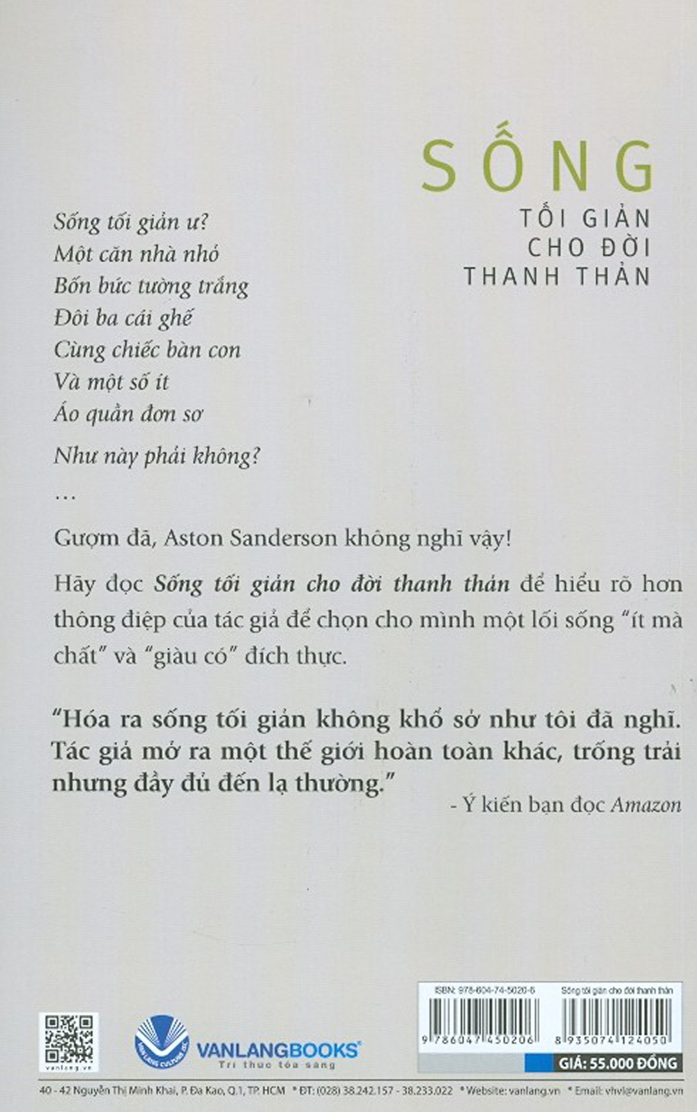 Sống Tối Giản Cho Đời Thanh Thản