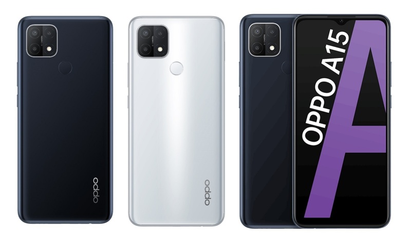 Điện thoại Oppo A15 (3GB/32GB)-Màn hình 6.52inch HD+ bộ 3 Camera sau Pin 4230mAh Cảm biến vân tay nằm ở mặt lưng
