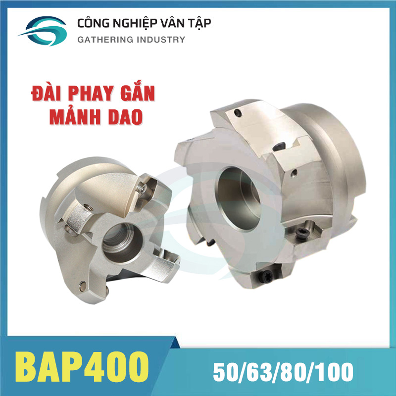 Bát phay gắn mảnh, bát phay gắn chip, đài phay