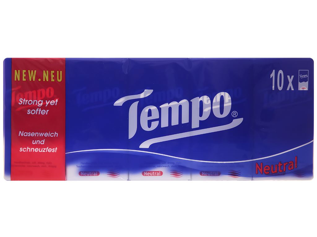 Lốc Khăn giấy bỏ túi Tempo Regular