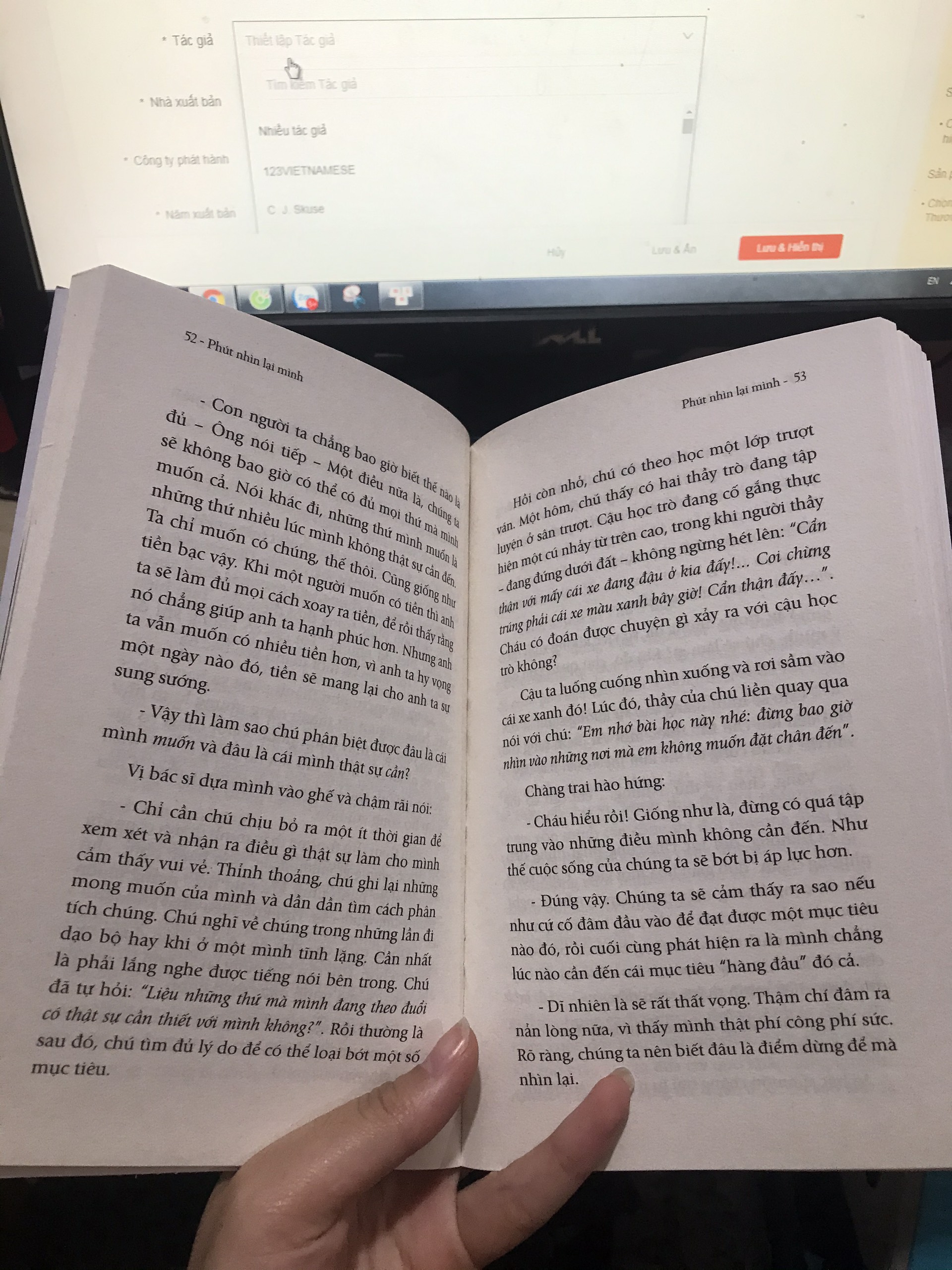 Phút nhìn lại mình