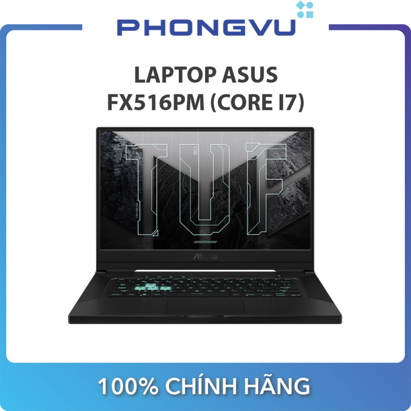 Laptop ASUS FX516PM (15.6 Full HD / i7-11370H / RAM 8GB / SSD 512GB / RTX 3060 / Win 11) - Bảo hành 24 tháng