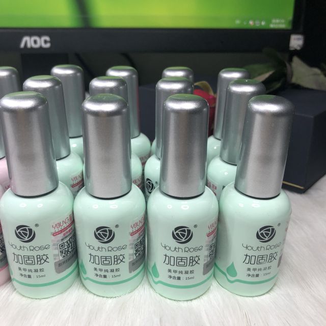 cứng móng hoa hồng dùng cho nail