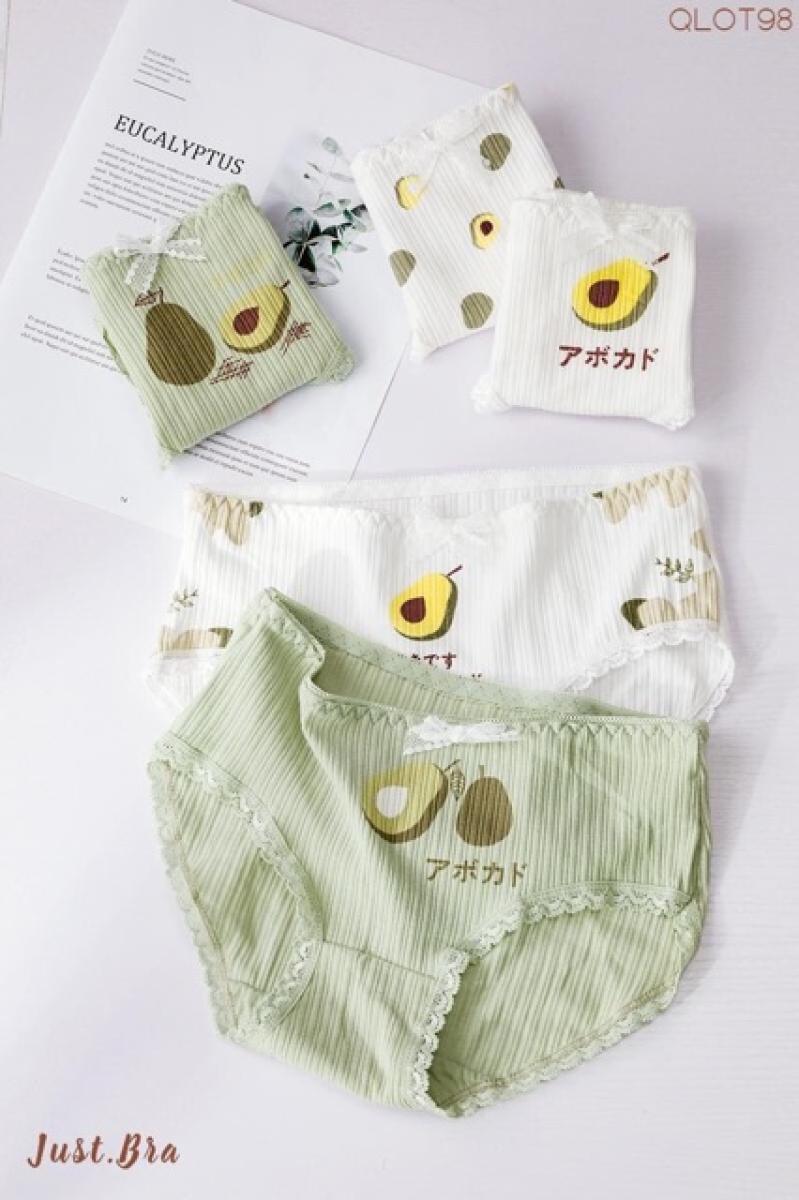 (Được Chọn Màu) Quần Lót Nữ Quả Bơ Siêu CuTe