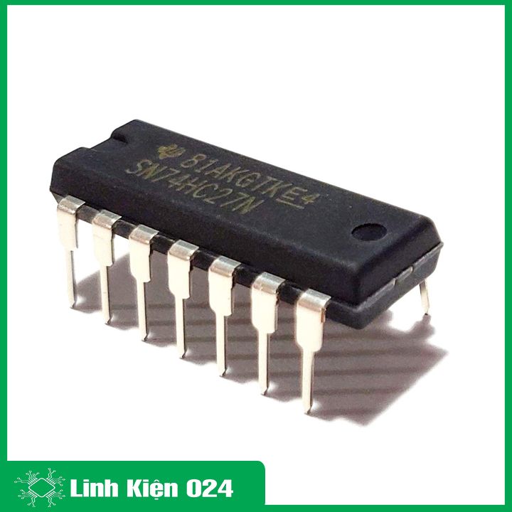 IC 74HC27 Triple 3-input NOR gate DIP14 điện áp cấp 5VDC