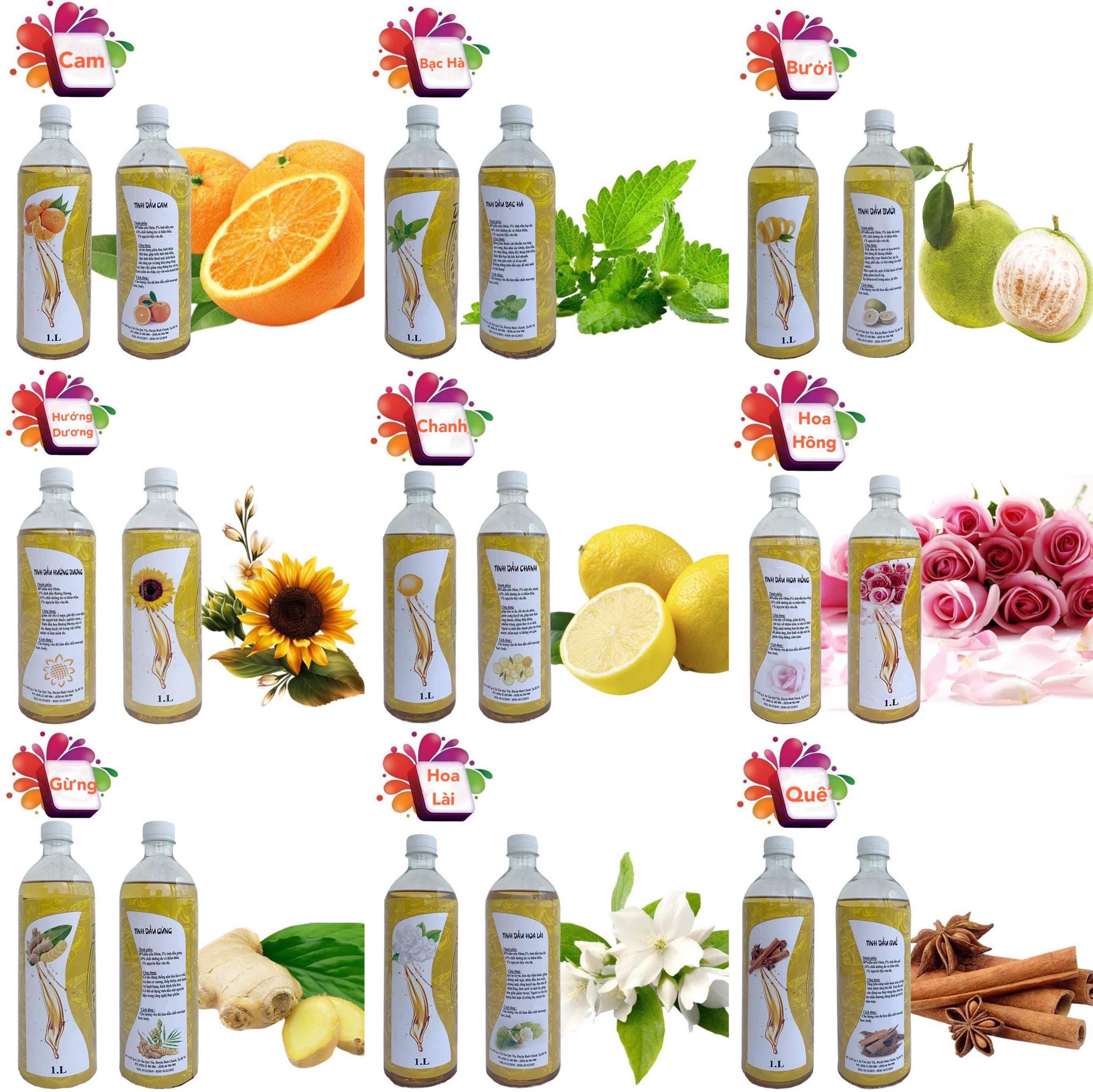 Dầu Massage Toàn Thân( Body ) -Tinh Dầu Lavender (Oải Hương ) - 1000ml