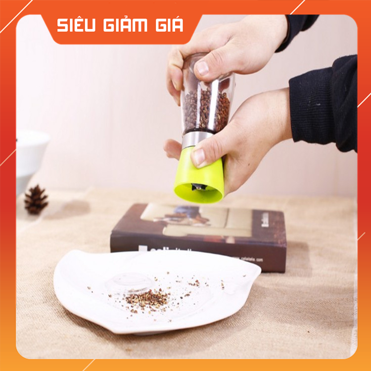 Dụng Cụ Đựng Và Xay Tiêu - Xay Hạt Tiêu - Xay Muối – Điều Chỉnh Mức Xay To Nhỏ Tiện Dụng