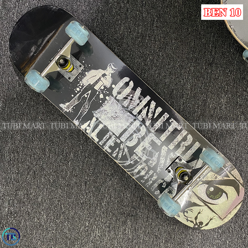 Ván trượt skateboard thể thao gỗ phong ép 7 lớp mặt nhám