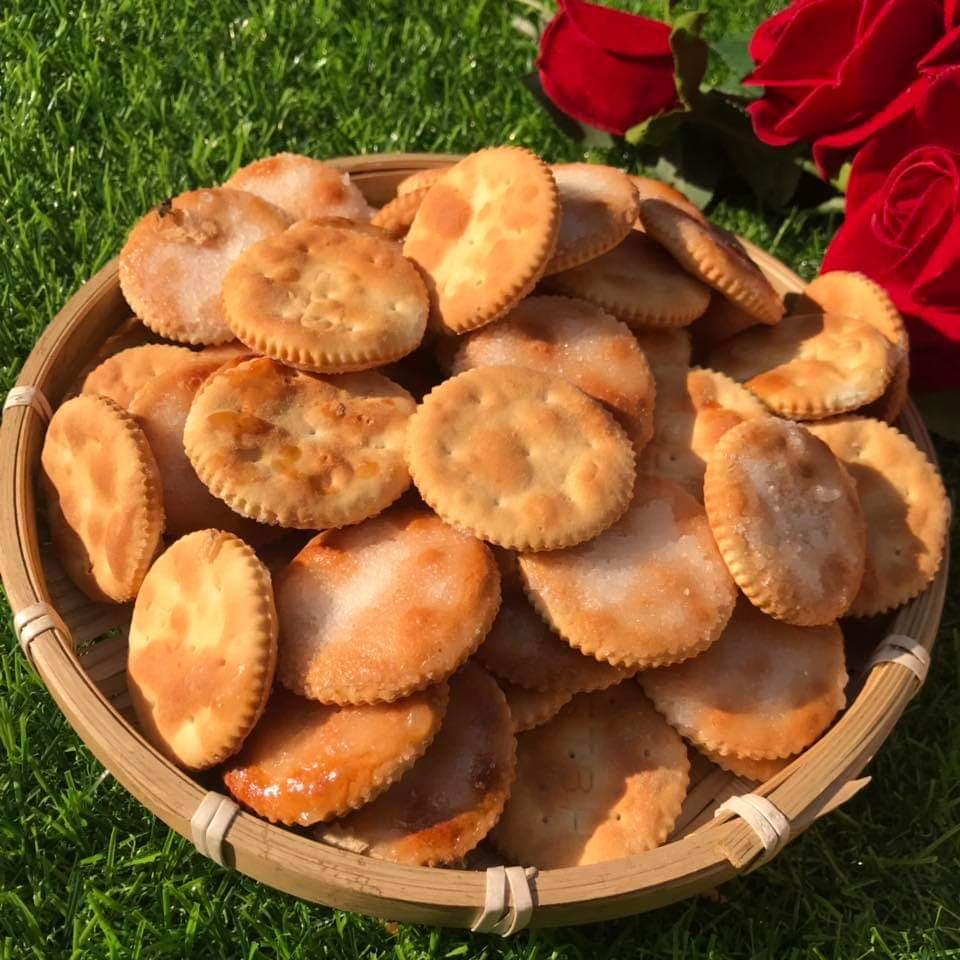 Bánh Lạt Đường Tròn Siêu Hot - 500G