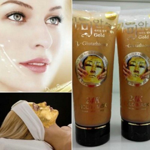 Mặt nạ vàng 24K giúp da trắng sáng