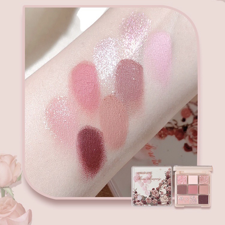 [HOLD LIVE] Bảng mắt 8 ô Hold Live Rose Bunny (HL675)