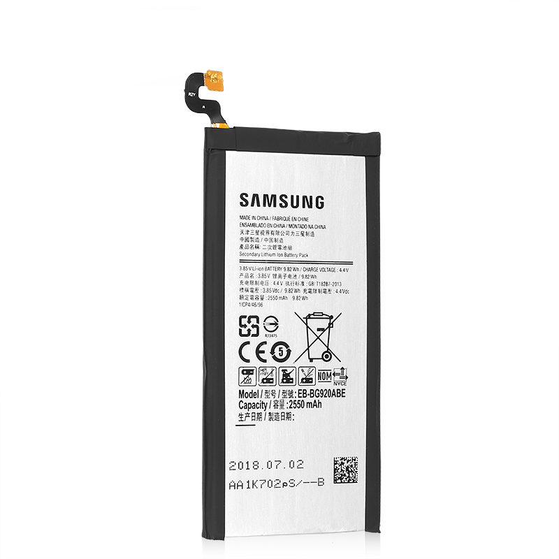 Pin samsung s6 (eb-bg920abe/2550 mah) ( loại 1 bảo hành 6 tháng )