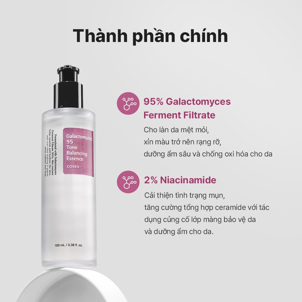Tinh chất COSRX Galactomyces 95 dưỡng sáng da 100ml